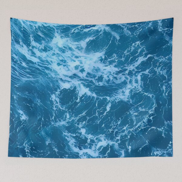 Item preview, blue ocean waves #83 designed and sold by supeart.