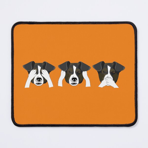 Item preview, Three cute smart brown dogs  designed and sold by tanabe.