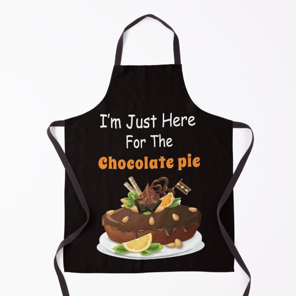 Item preview, I'm Just Here For The Chocolate Pie Funny Thanksgiving Groovy Gifts designed and sold by LiteforART.