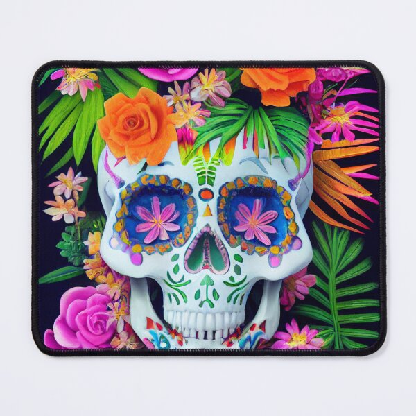 Item preview, Life Affirming Sugar Skull  designed and sold by GreyRoseDigital.