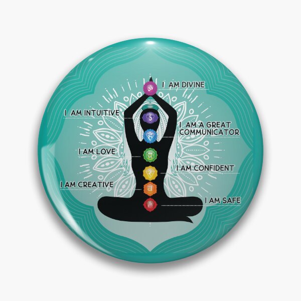 Item preview, 7 Chakra Affirmations #84 designed and sold by chakraplaza.
