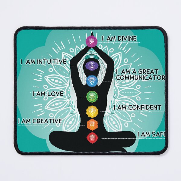 Item preview, 7 Chakra Affirmations #84 designed and sold by chakraplaza.