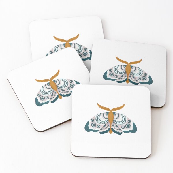 Item preview, Copy of Moth Only (green and gold) designed and sold by JessDaniArt.