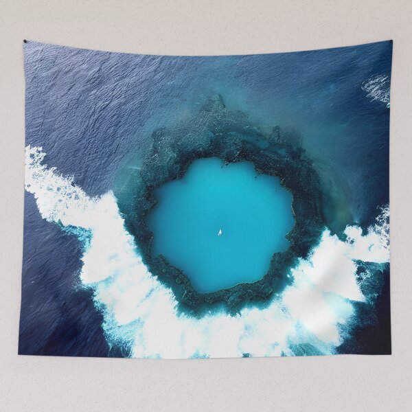 Item preview, blue ocean waves #85 designed and sold by supeart.