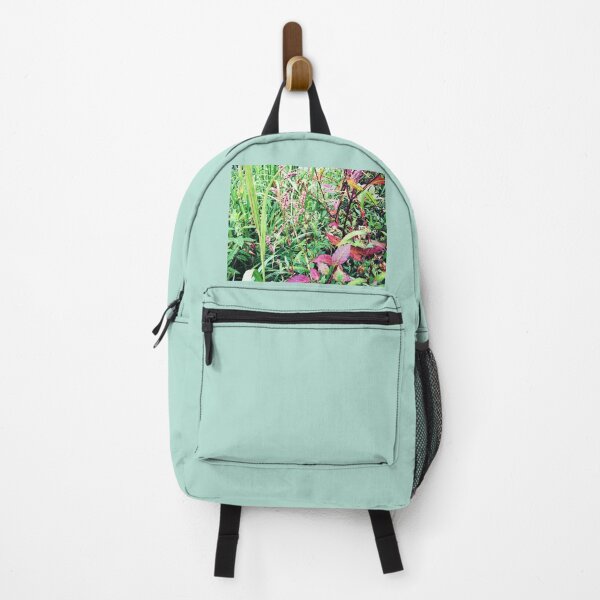 Item preview, Green red wild grass landscape | Green red wild plant photography designed and sold by lausn.