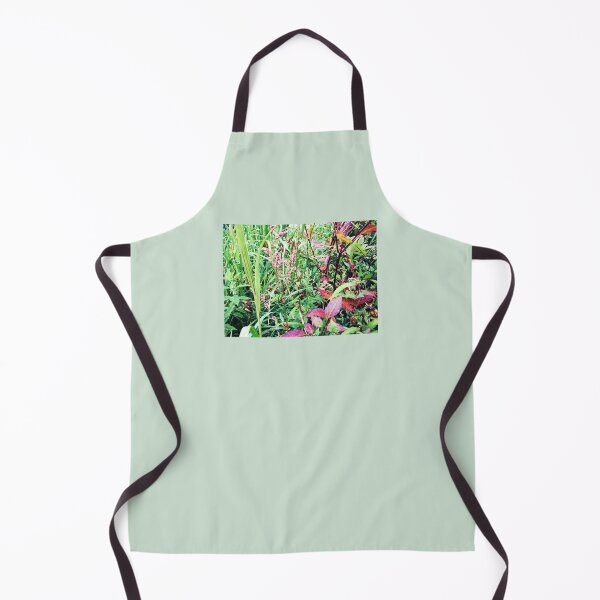 Item preview, Green red wild grass landscape | Green red wild plant photography designed and sold by lausn.