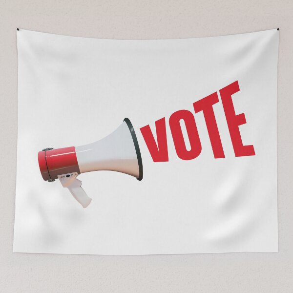 Item preview, Vote Megaphone designed and sold by MadeClose.