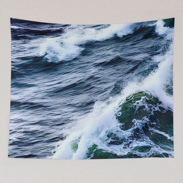 Item preview, blue ocean waves #86 designed and sold by supeart.