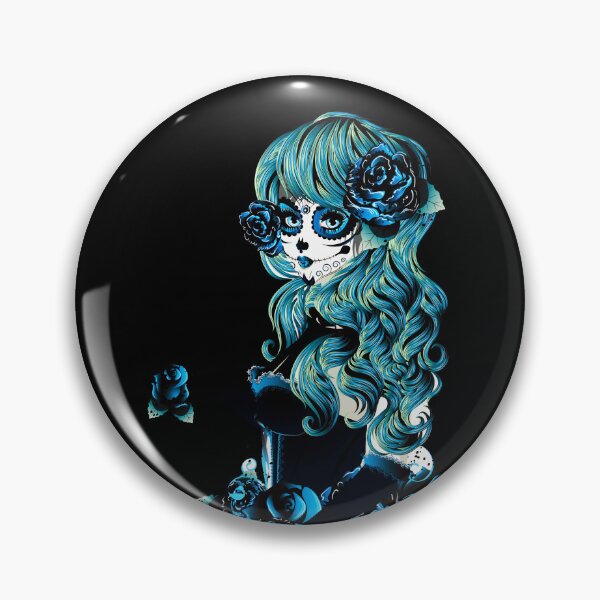 Item preview, Day-Of-Dead-Girl Art Illustration designed and sold by Shuvra Gain.