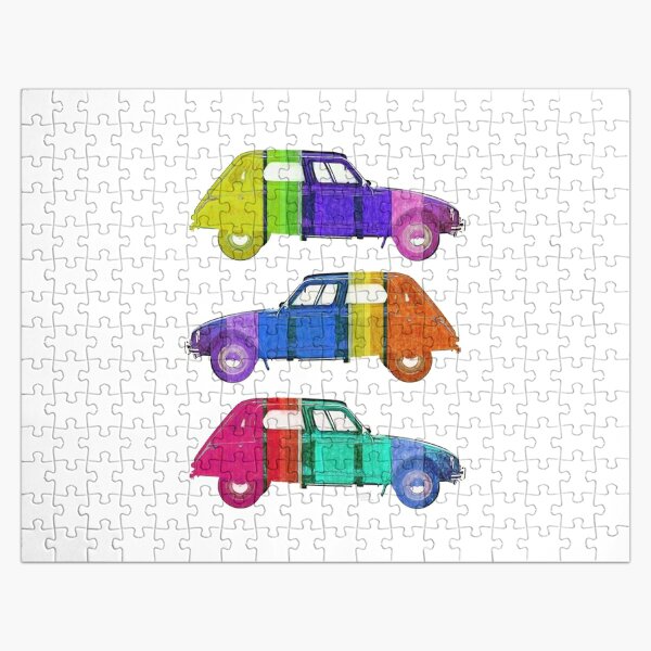 Vintage Citroen Car Jigsaw Puzzle Voiture de collection Puzzle De Voiture  en bois Puzzle -  France