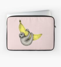 Bananas about you - on pink Laptop Sleeve