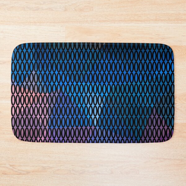 Item preview, Abstract print of triangles polygon print. Bright dark design colors designed and sold by fuzzyfox.