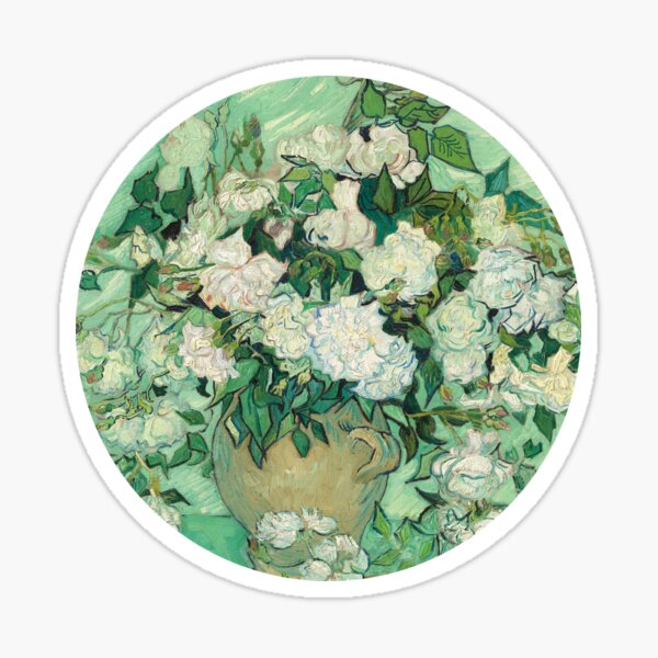 Vista previa del artículo con la obra «rosas van gogh», diseñado y vendido por themoongarden.