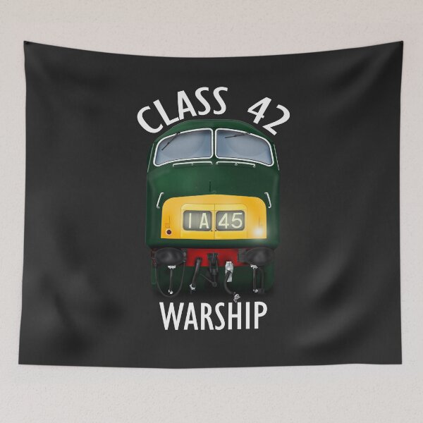 Item preview, Class 42 "Warship" Western Region in BR Green Livery designed and sold by jameswattsart.