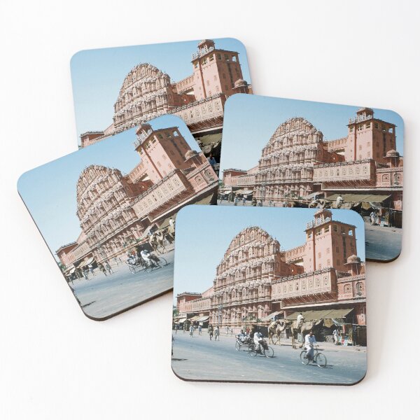 Item preview, 1960s - View of Busy Street and The Hawa Mahal in Jaipur, Rajasthan, India designed and sold by thatwaslife.