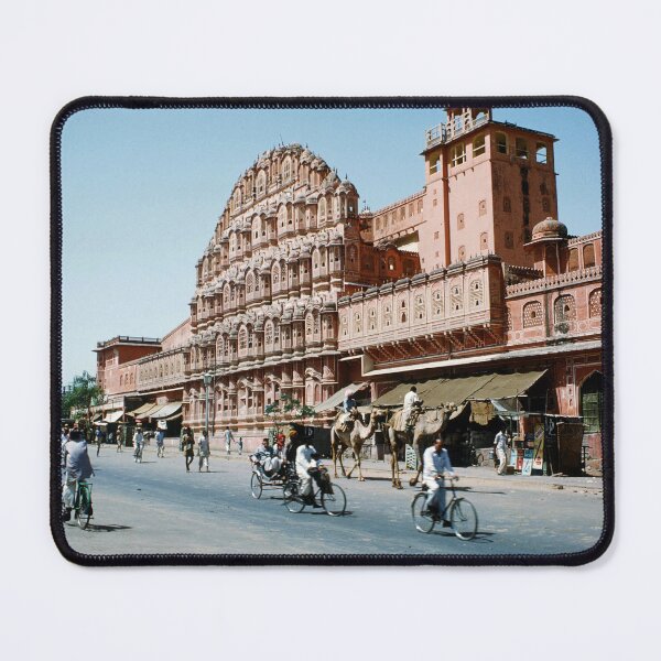 Item preview, 1960s - View of Busy Street and The Hawa Mahal in Jaipur, Rajasthan, India designed and sold by thatwaslife.