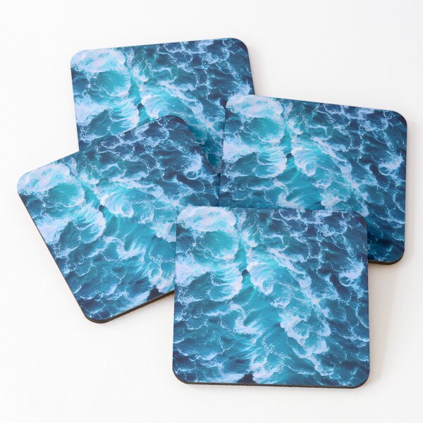 Item preview, blue ocean waves #89 designed and sold by supeart.