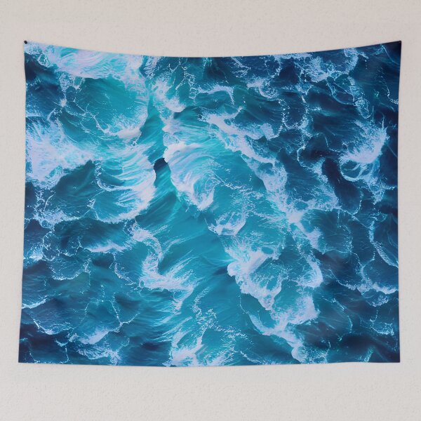 Item preview, blue ocean waves #89 designed and sold by supeart.