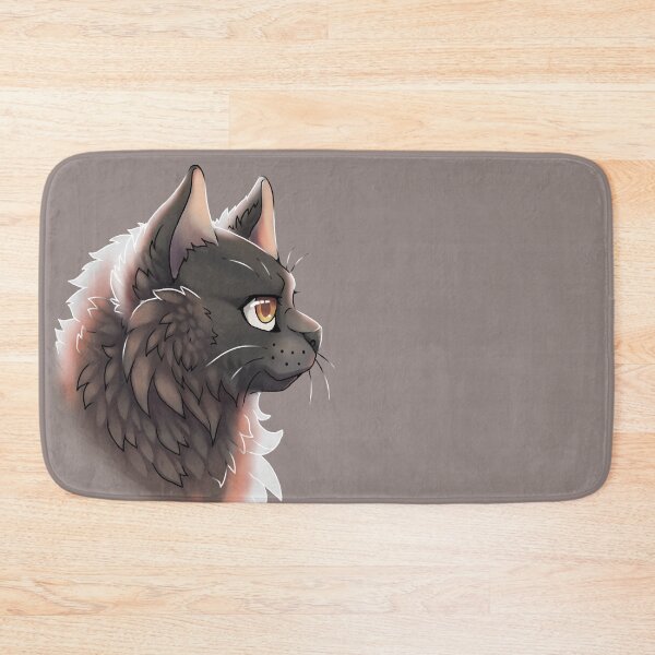 Item preview, Black British Longhair Side Portrait designed and sold by Bamsdrawz.