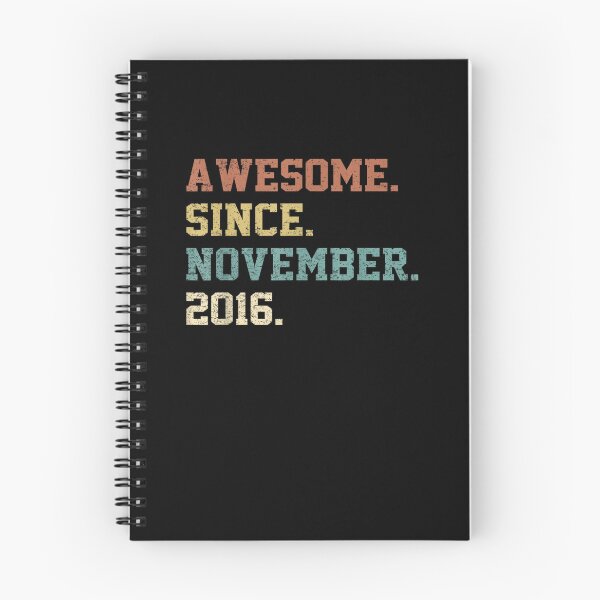 Item preview, Funny Awesome Since November 2016 6th Birthday designed and sold by beunique5.