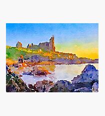 Dunure Castle Scotland Photographic Print