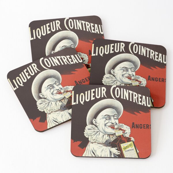 Item preview, LIQUEUR COINTREAU ANGERS Triple Sec 1898 French Liquor Art Poster by Francisco Tamagno designed and sold by retroposters.
