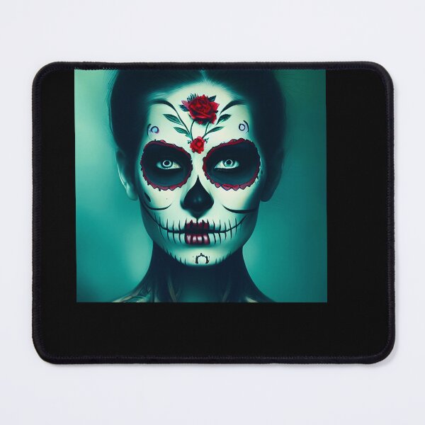 Item preview, DAY-OF-THE-DEAD-FEMALE art illustration designed and sold by Shuvra Gain.