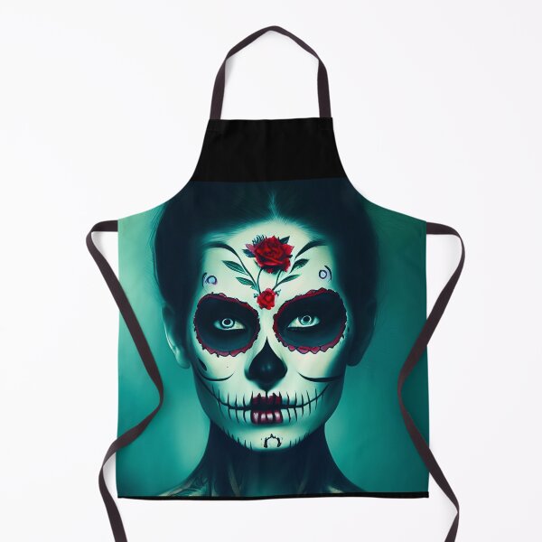 Item preview, DAY-OF-THE-DEAD-FEMALE art illustration designed and sold by Shuvra Gain.