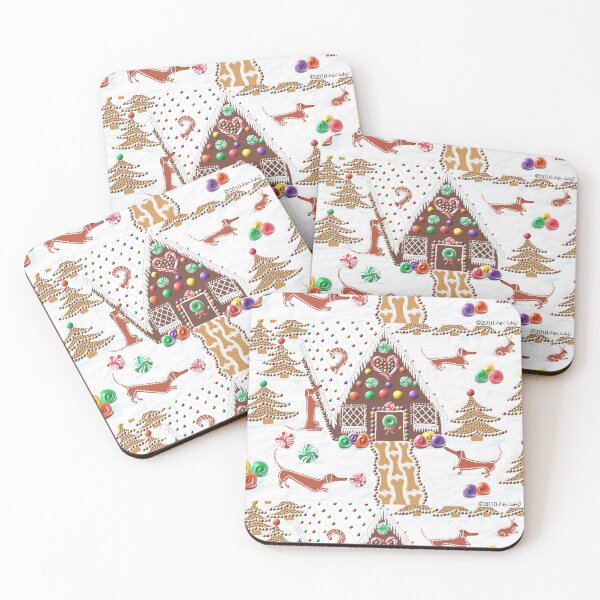 Item preview, Gingerbread Dachshunds designed and sold by DebiCady.