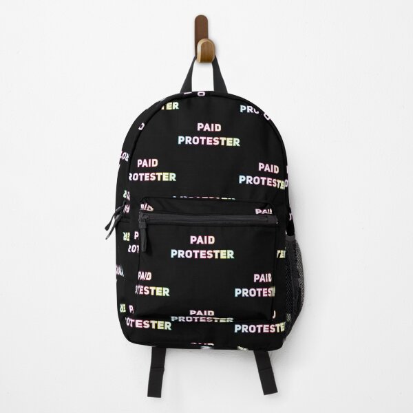 Item preview, Paid Protester LGBT Rainbow Funny Parody Leftist Antifa Classic  designed and sold by rondelzoddau.