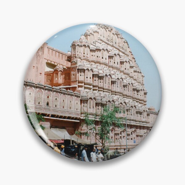 Item preview, 1960s - View of the Hawa Mahal and a Busy Street in Jaipur, Rajasthan, India designed and sold by thatwaslife.