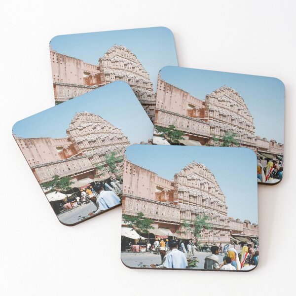 Item preview, 1960s - View of the Hawa Mahal and a Busy Street in Jaipur, Rajasthan, India designed and sold by thatwaslife.
