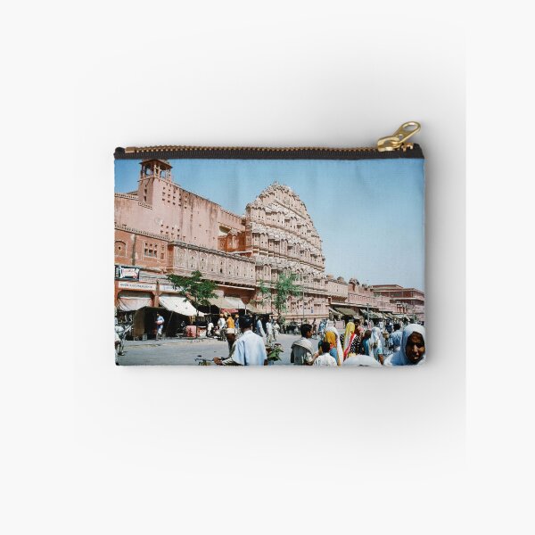 Item preview, 1960s - View of the Hawa Mahal and a Busy Street in Jaipur, Rajasthan, India designed and sold by thatwaslife.