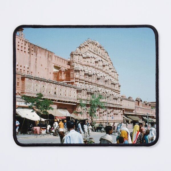 Item preview, 1960s - View of the Hawa Mahal and a Busy Street in Jaipur, Rajasthan, India designed and sold by thatwaslife.