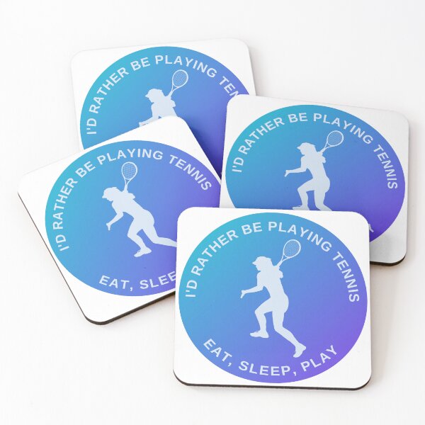 Item preview, I'd Rather Be Playing Tennis | Eat, Sleep, Play designed and sold by BigCityTennis.
