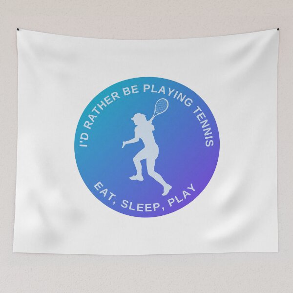 Item preview, I'd Rather Be Playing Tennis | Eat, Sleep, Play designed and sold by BigCityTennis.