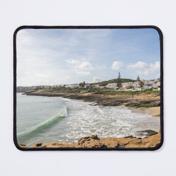 Item preview, Elegant Wave Curl at Praia da Luz or Beach of the Light Portugal designed and sold by Georgia Mizuleva.