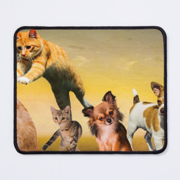 Item preview, Many cute smart cats and dogs brown orange red designed and sold by tanabe.