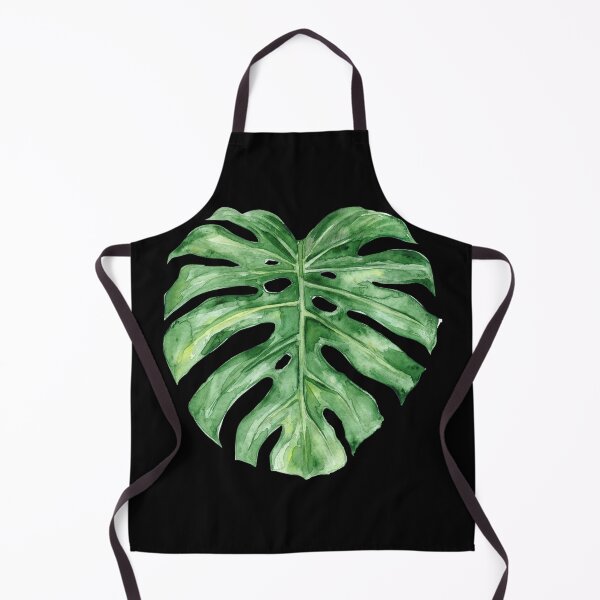 Item preview, Tropical monstera leaf in watercolor art designed and sold by TheSeasonalYard.