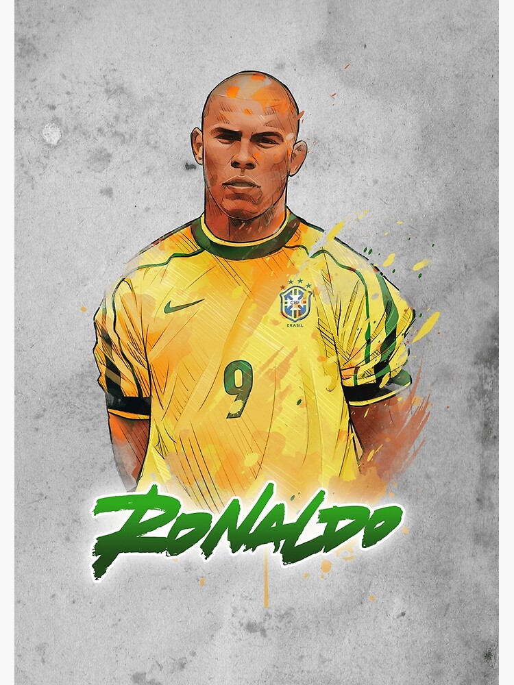 Walpaper Ronaldo Nazario Greeting Card for Sale by dealedrick