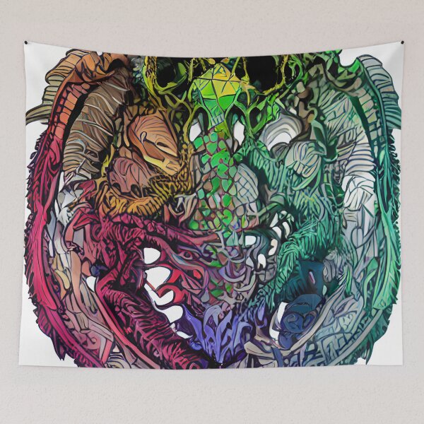 Item preview, Intertwining Dragons designed and sold by Sacred  Spectrum.