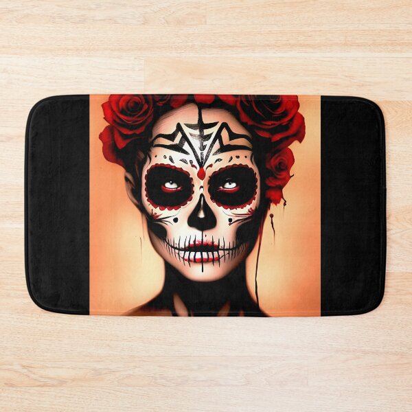 Item preview, DAY-OF-THE-DEAD-FEMALE- For Halloween Art Illustration designed and sold by Shuvra Gain.