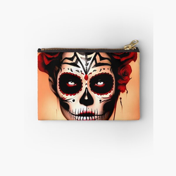 Item preview, DAY-OF-THE-DEAD-FEMALE- For Halloween Art Illustration designed and sold by Shuvra Gain.