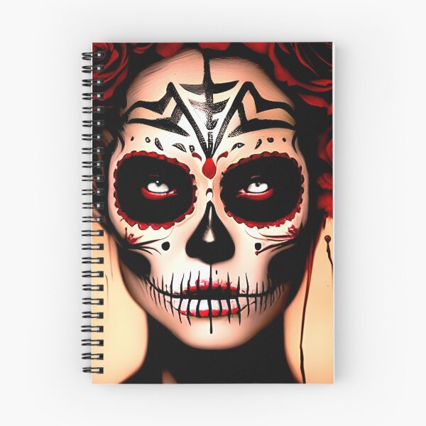 Item preview, DAY-OF-THE-DEAD-FEMALE- For Halloween Art Illustration designed and sold by Shuvra Gain.