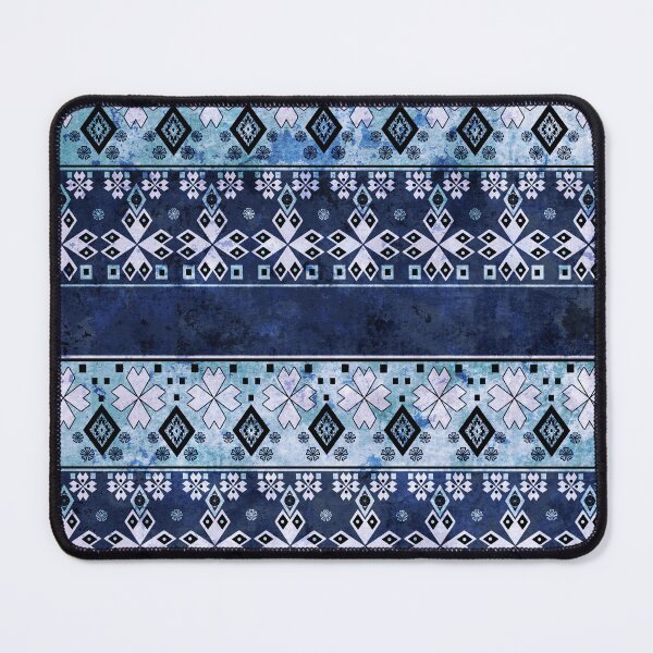 Item preview, Ethnic blue ornament . Grunge . designed and sold by fuzzyfox.