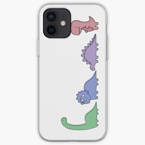 Dinosaur Illustrations iPhone Soft Case