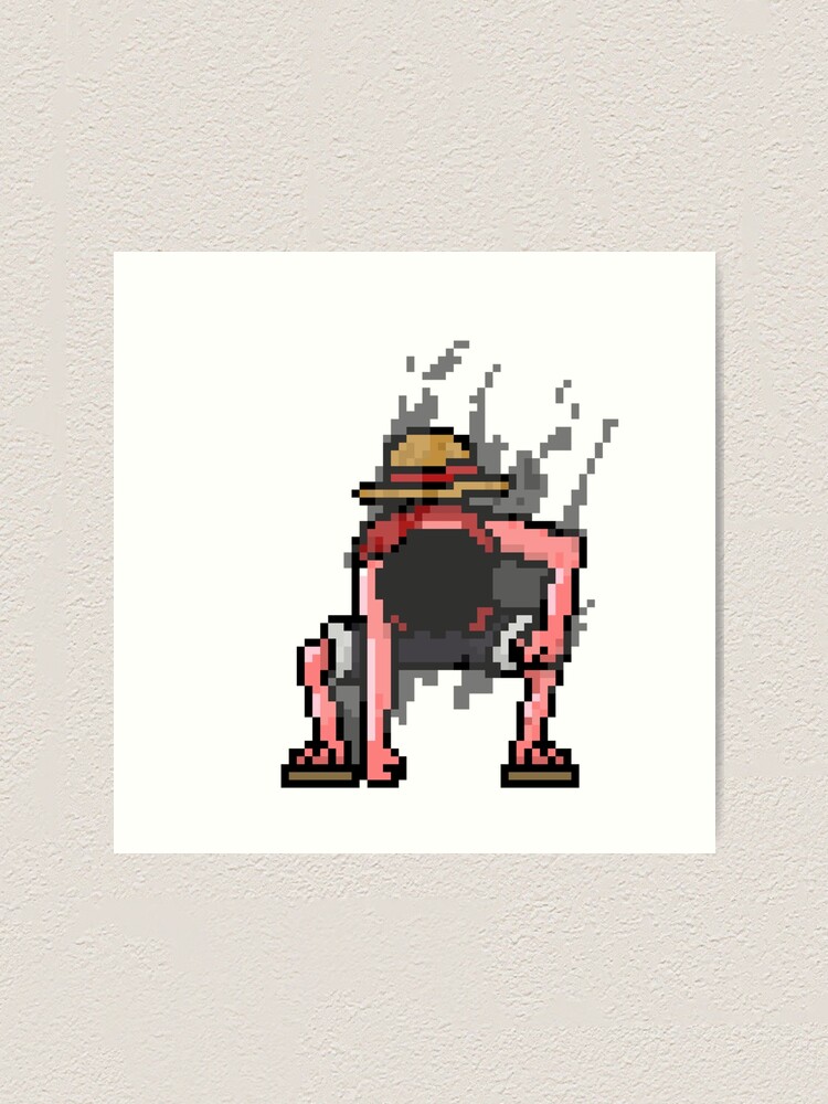 Luffy GEAR second pixel art that i made : r/OnePiece