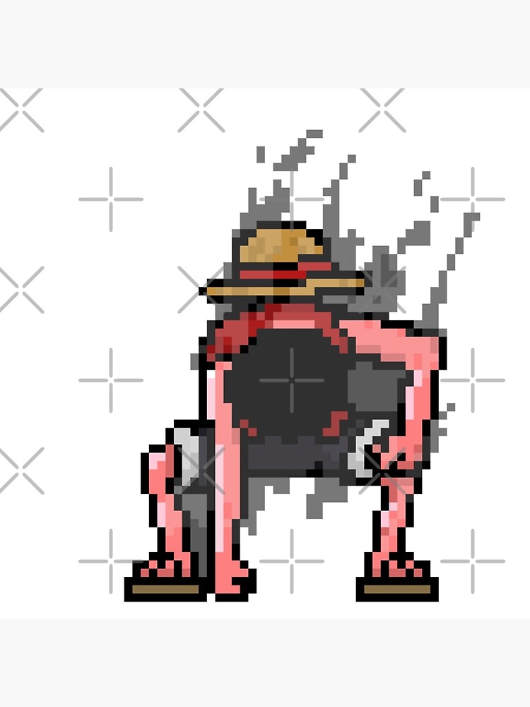 Luffy GEAR second pixel art that i made : r/OnePiece