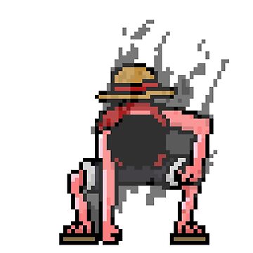 luffy gear 2 pixel art by jamesbanana on Newgrounds