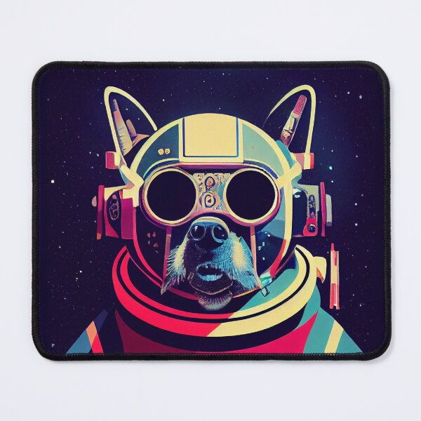 Item preview, portrait of a dog in astro suit designed and sold by sosdesignn.
